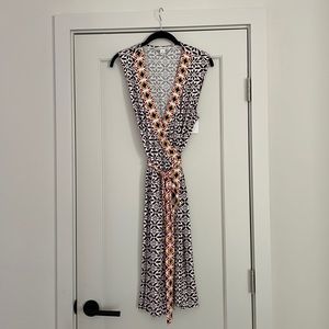Diane Von Furstenberg New Yahzi Short Wrap Around Dress